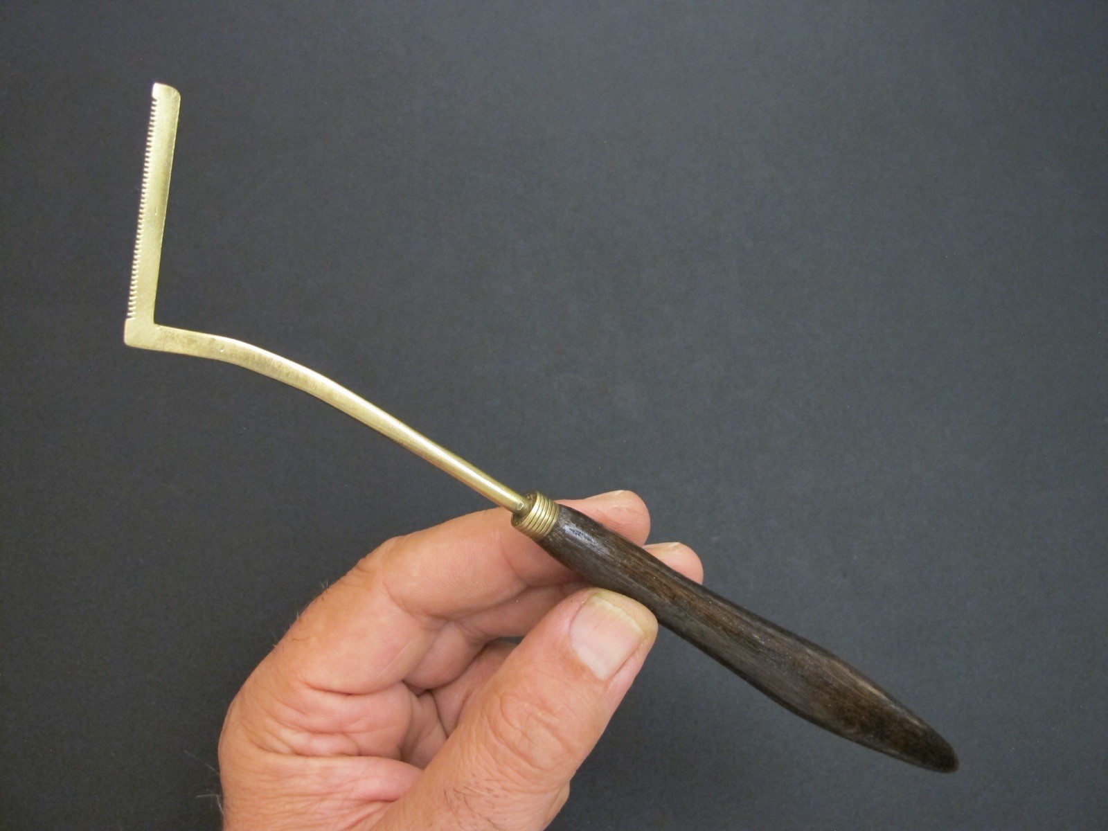 Very Rare/Unusual Vtg T-Handle Saddle maker/Leather Working Antique Shaping Tool Very Rare/Unusual Vtg T-Handle Saddle maker/Leather Working Antique Shaping Tool