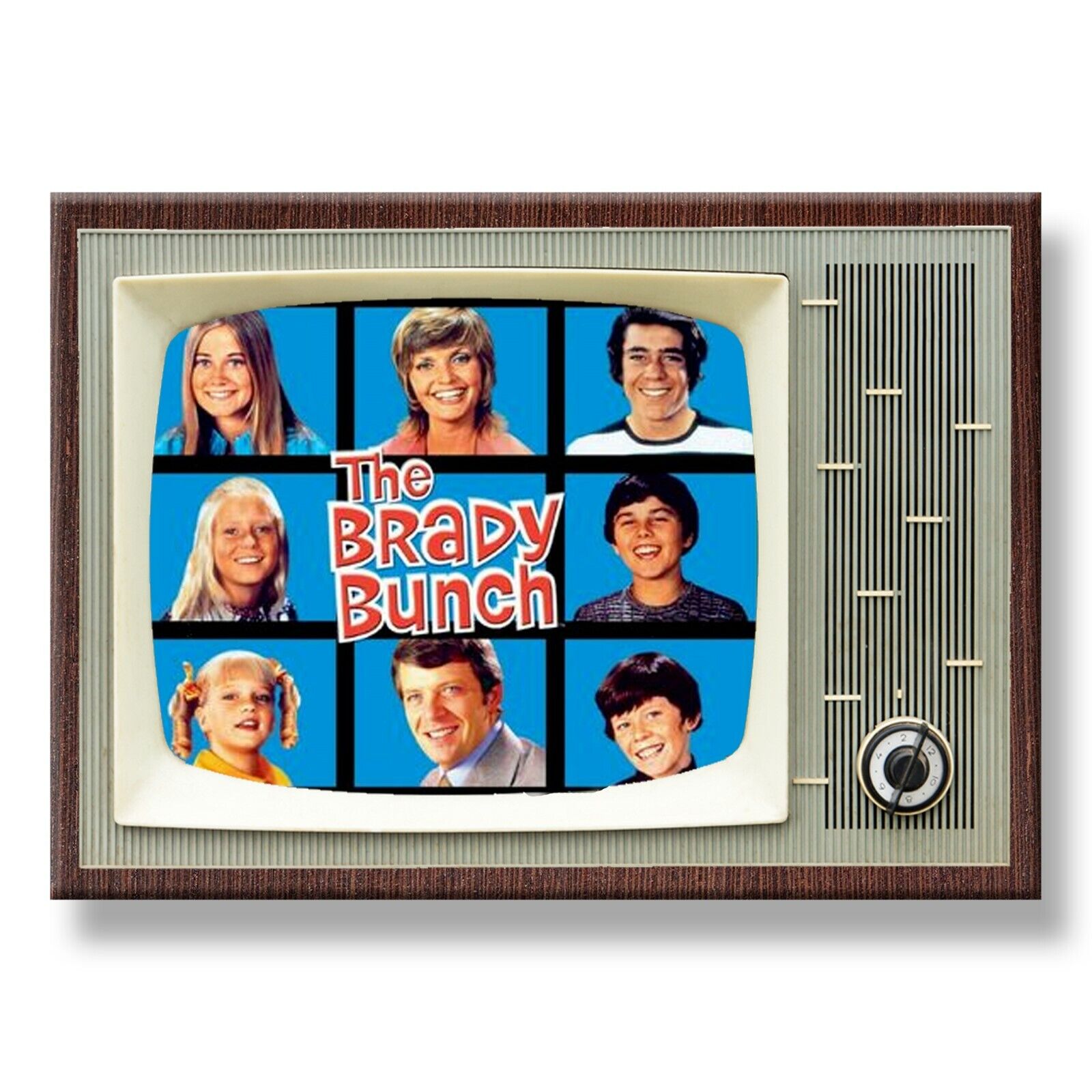 THE BRADY BUNCH TV 3.5 inches x 2.5 inches FRIDGE MAGNET