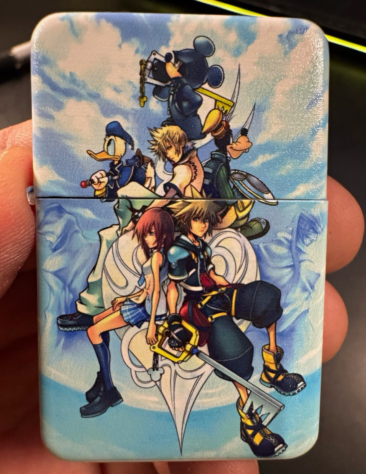 Kingdom Hearts Character Design Windproof Flip Top Lighter Kingdom Hearts Character Design Windproof Flip Top Lighter