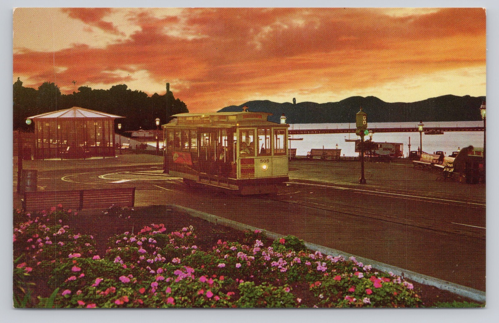 Post Card San Francisco Mairtime State Historical Park At Sunset R126