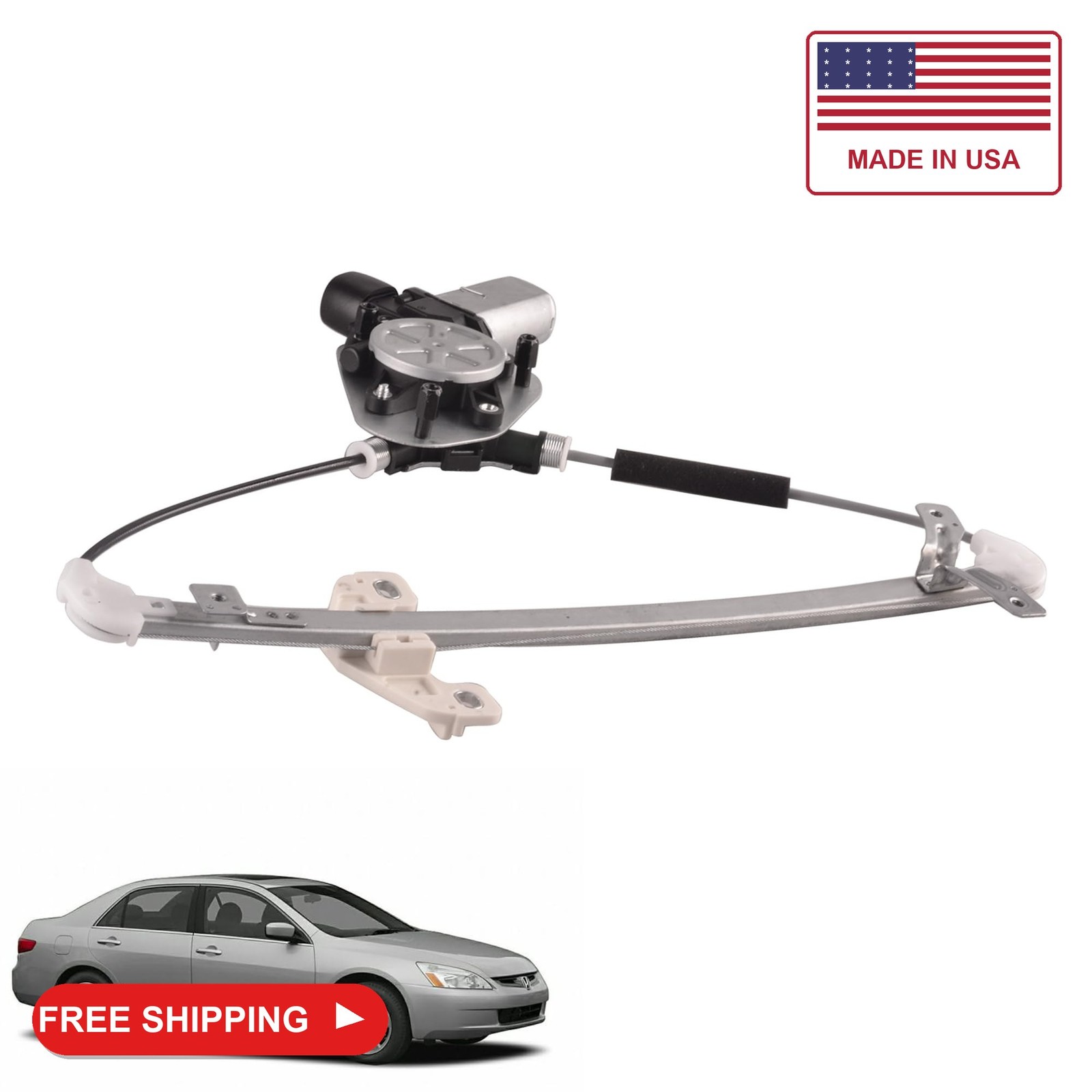 Predep Rear Right Passenger Side Power Window Regulator with Motor Assembly Comp Predep Rear Right Passenger Side Power Window Regulator with Motor Assembly Comp