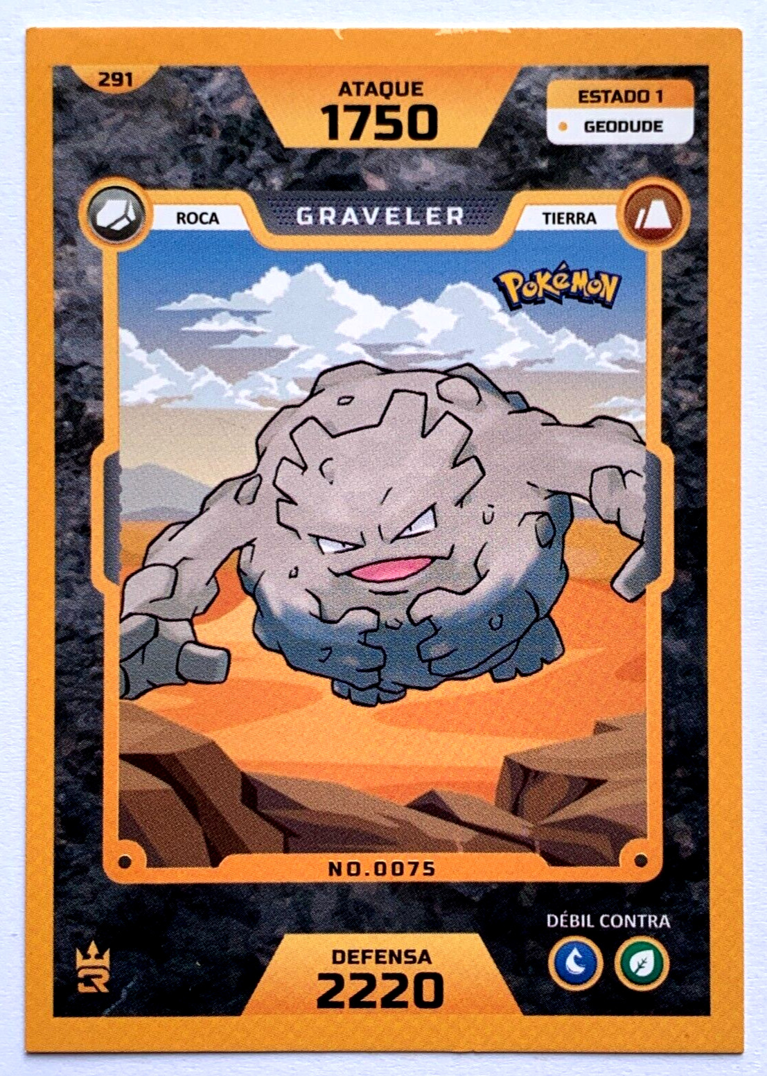 CARD POKEMON MASTER JOURNEYS 3R #291 GRAVELER 2023 PERU Edition TCG CARD POKEMON MASTER JOURNEYS 3R #291 GRAVELER 2023 PERU Edition TCG