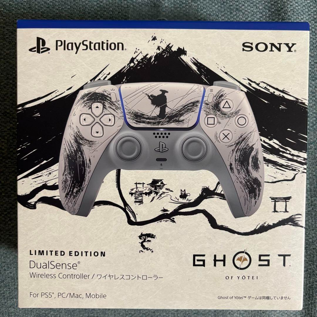 PS5 DualSense Wireless Controller GHOST OF YOTEI Black CFI-ZCT1JZ8 from Japan PS5 DualSense Wireless Controller GHOST OF YOTEI Black CFI-ZCT1JZ8 from Japan