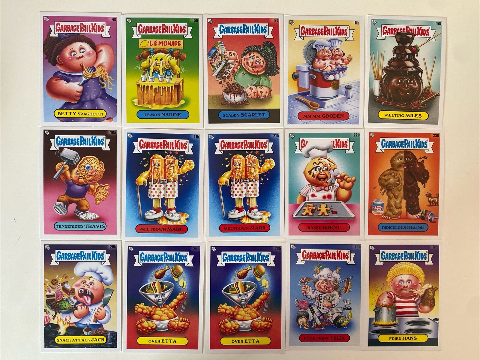 Topps 2021 Garbage Pail Kids - Checklists a&b - 56 Total Cards