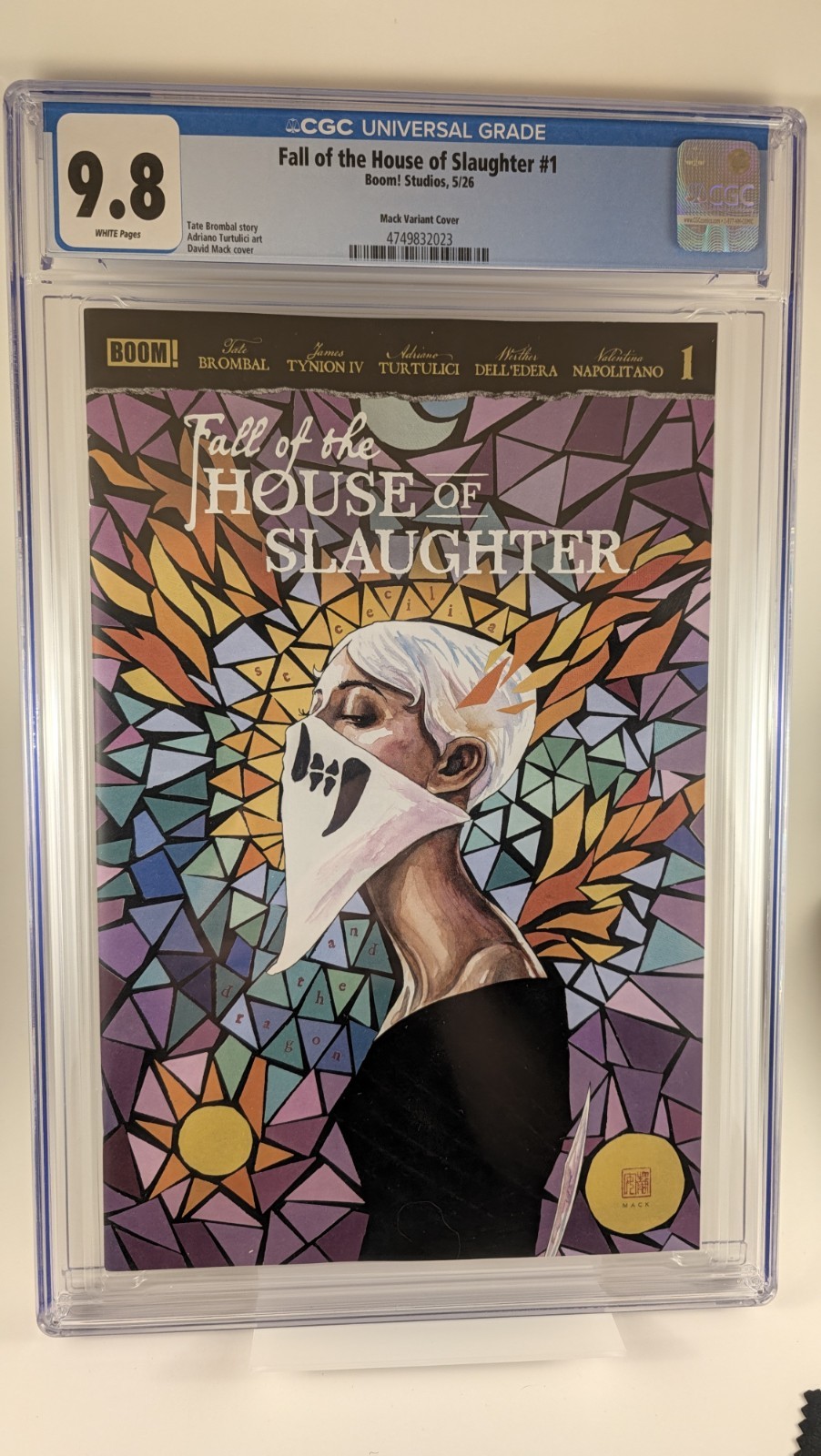 Fall of the House of Slaughter #1 Mack Variant Boom Studios CGC 9.8 Fall of the House of Slaughter #1 Mack Variant Boom Studios CGC 9.8