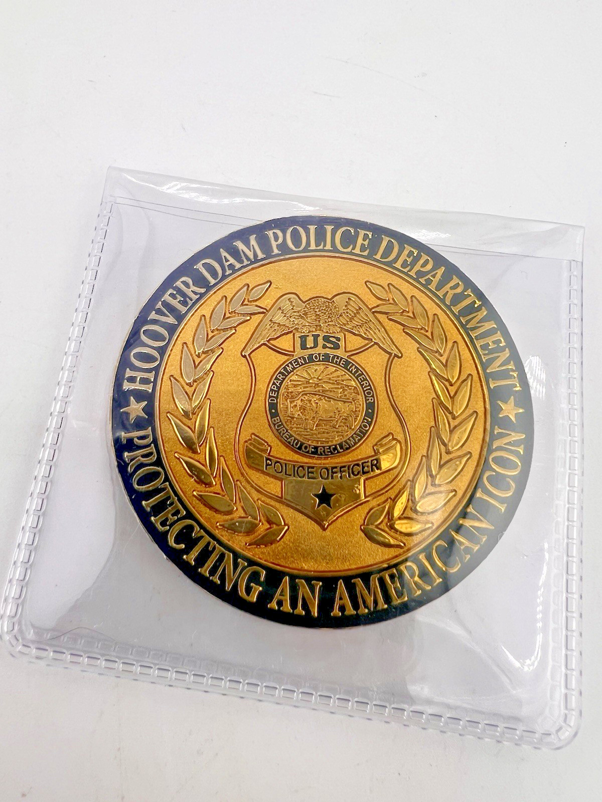 Hoover Dam Police Department U.S Department Of The Interior Challenge Coin Hoover Dam Police Department U.S Department Of The Interior Challenge Coin