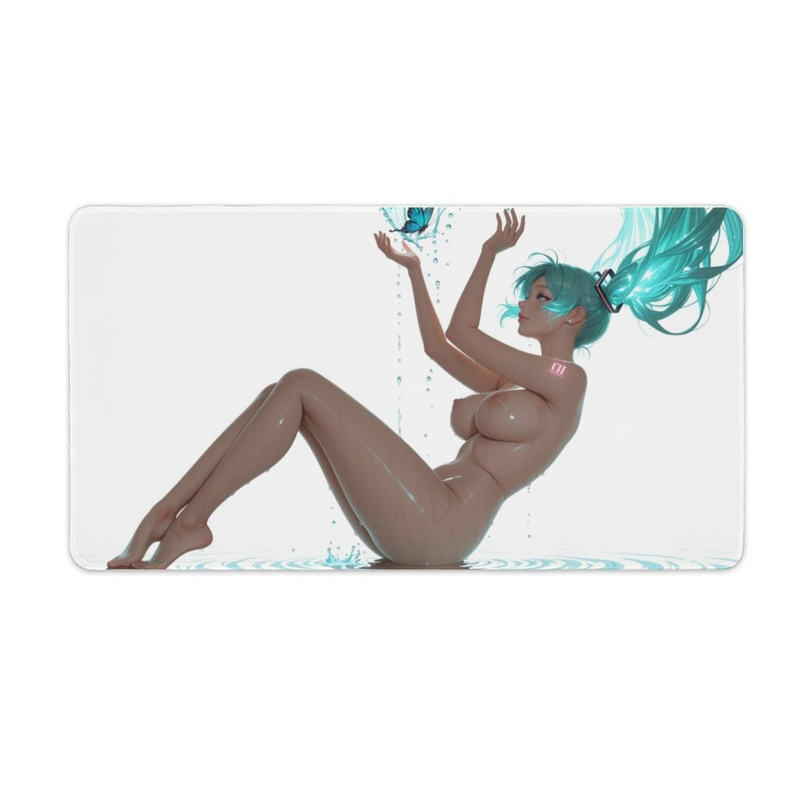 Hatsune Miku keyboard mouse pad desk mat game pad 40x75cm Hatsune Miku keyboard mouse pad desk mat game pad 40x75cm