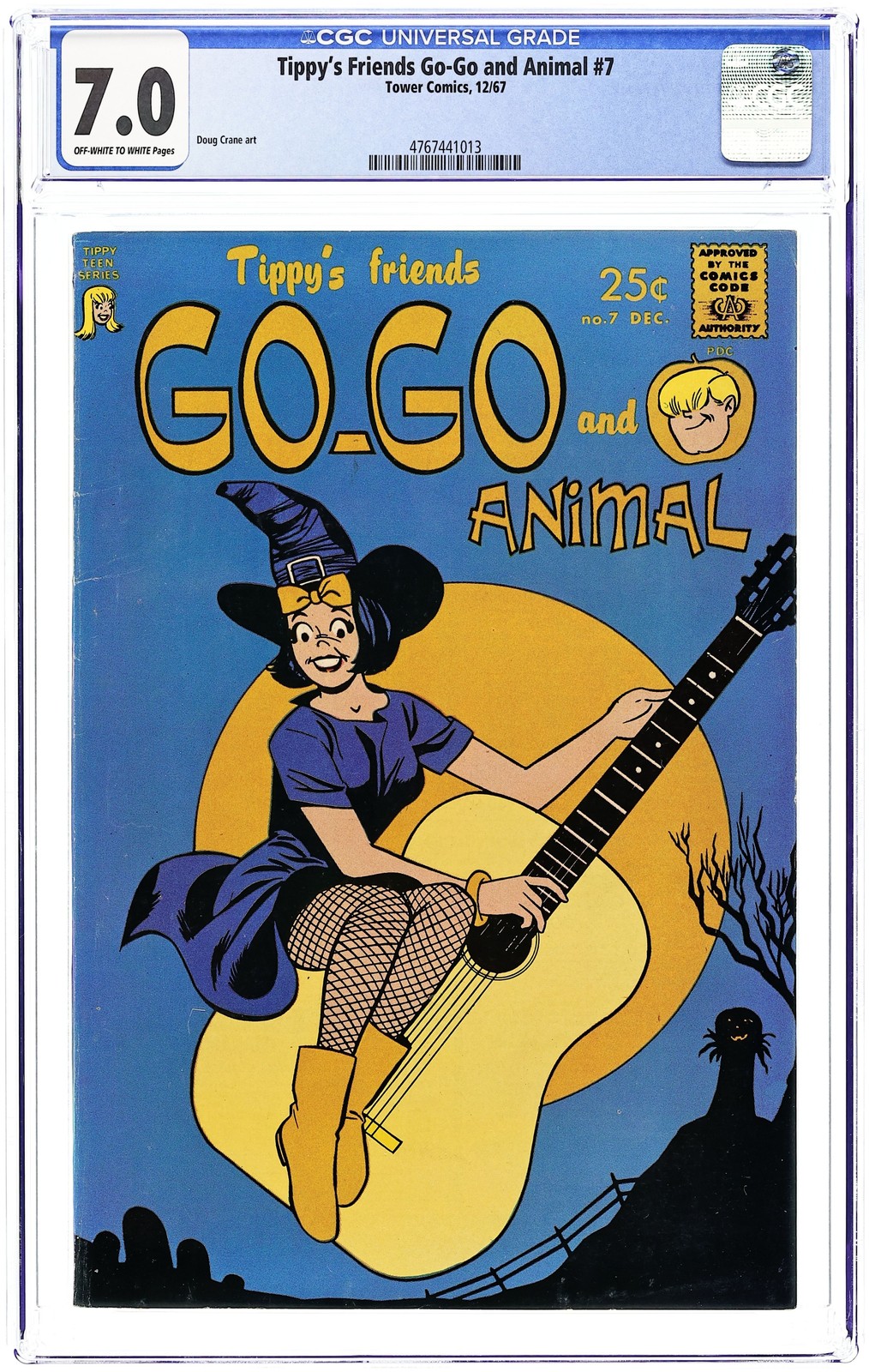 Tippy\'s Friends Go-Go and Animal #7 CGC 7.0 1967 4767441013