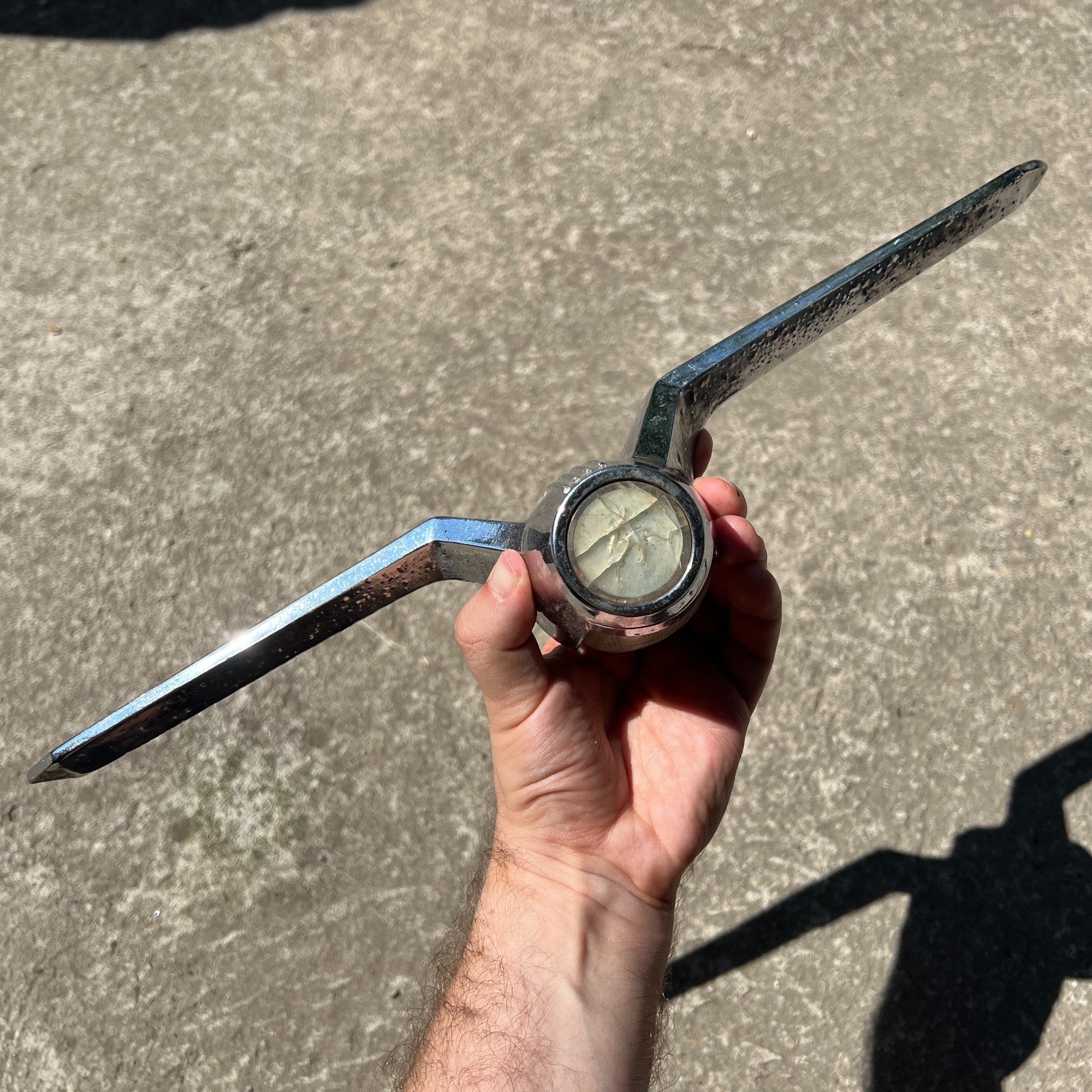 VOLGA GAZ 21 Vintage Hood Ornament Rear Emblem \ VOLGA GAZ 21 Vintage Hood Ornament Rear Emblem \