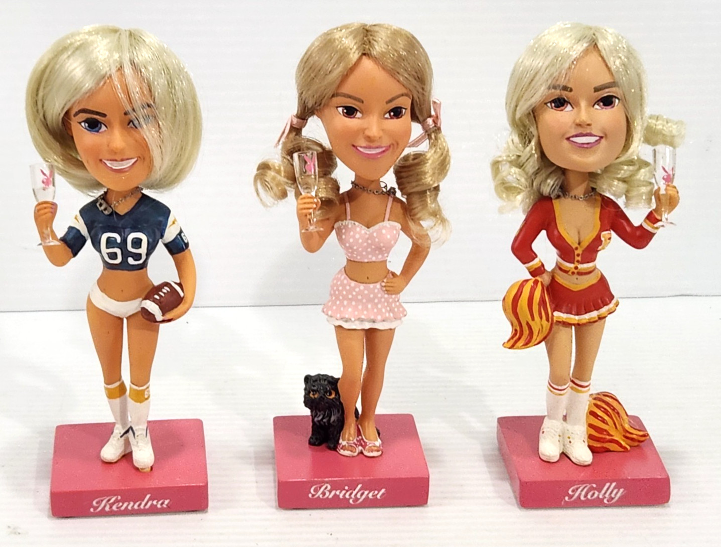 The Girls Next Door Playboy Bobbleheads Kendra Holly Bridget 7\ The Girls Next Door Playboy Bobbleheads Kendra Holly Bridget 7\