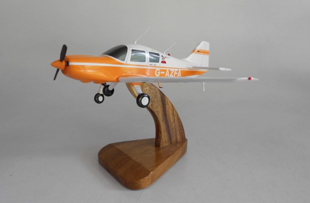 B.121 Pup Beagle British Touring Aircraft Mahogany Kiln Wood Model Small New