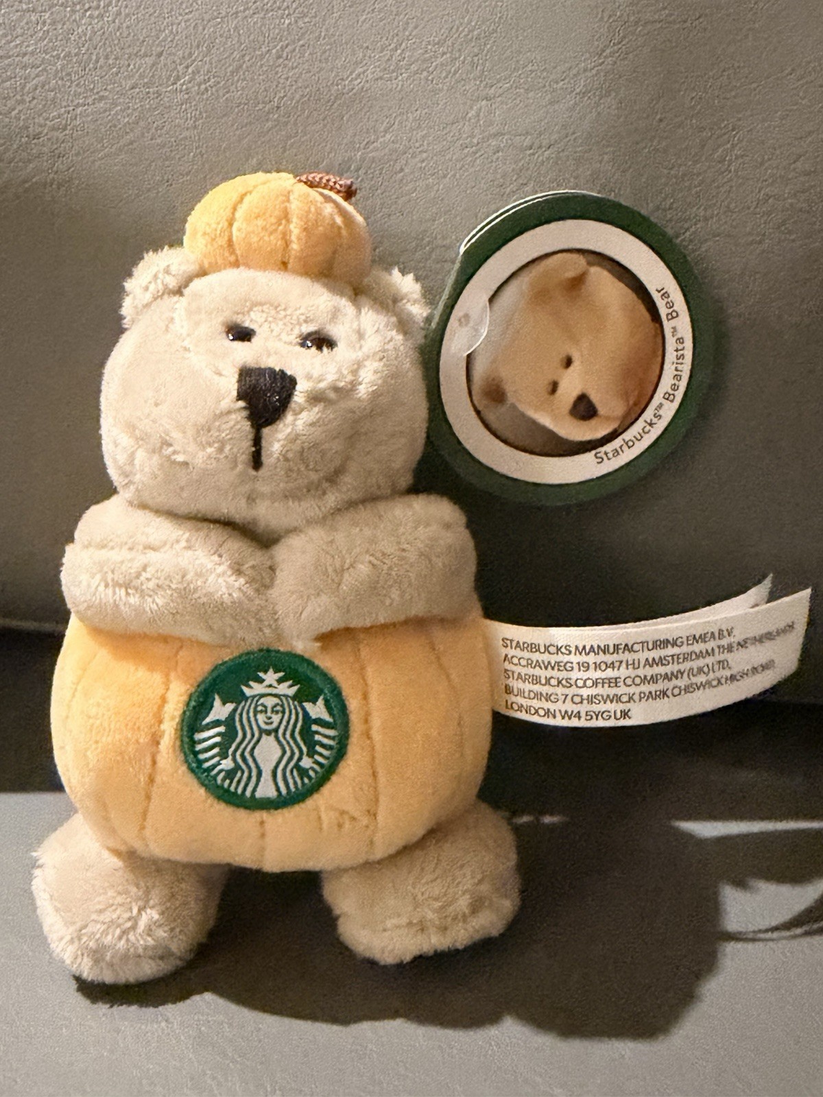 Starbucks 2026 Halloween Bearista Pumpkin Bear Keychain Plush UK