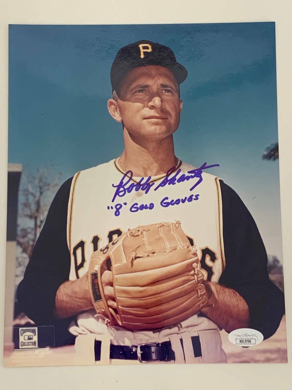Bobby Shantz Autographed 8x10 Photo w/ 8x Gold Glove Inscription JSA COA Pirates