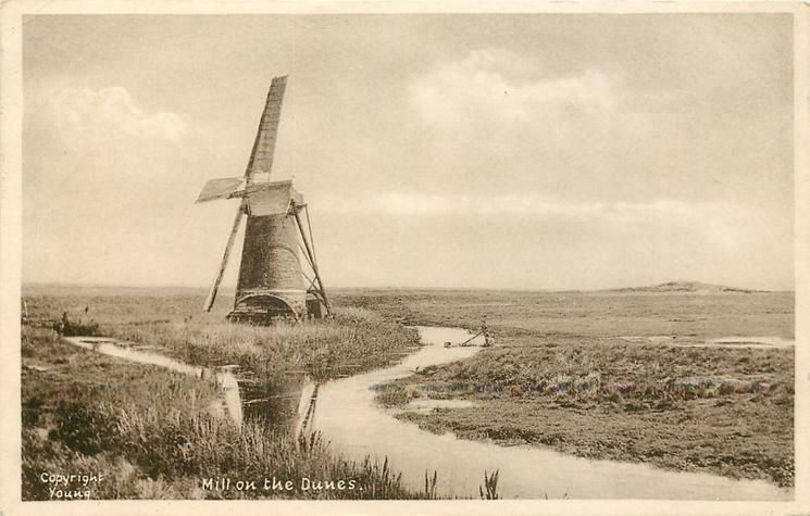 Southwold Suffolk England Mill On The Dunes OLD PHOTO