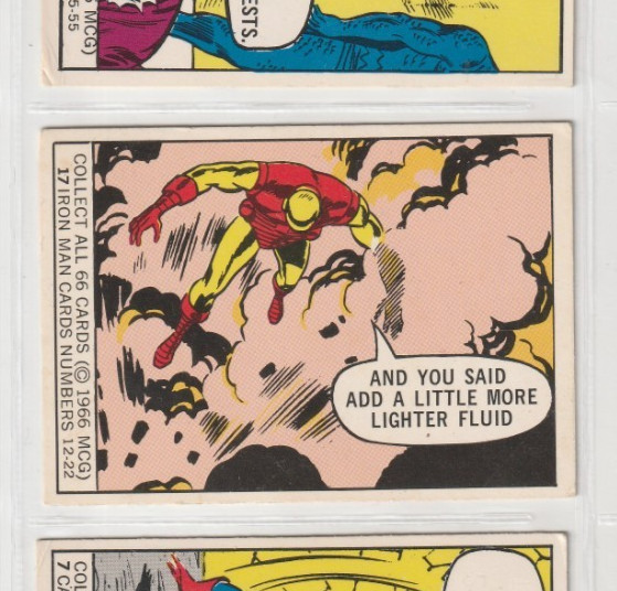 💥RARE 1966 Donruss Marvel Super Heroes Iron Man #17 Rookie Card RC💥 💥RARE 1966 Donruss Marvel Super Heroes Iron Man #17 Rookie Card RC💥