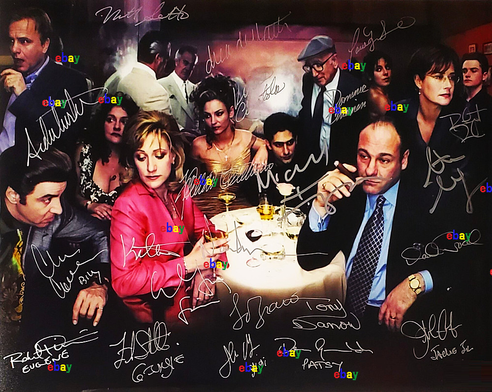 SOPRANOS CAST SIGNED REPRINT ACTORS AUTOGRAPHS 8