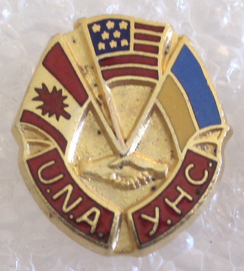 Vintage Ukrainian National Association Member Pin - Ukraine US Canada Fraternal
