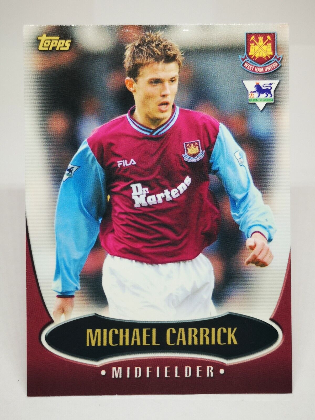 Topps 2003 C16 Premier Gold 2003 carte card #WH1 Michael Carrick West Ham United