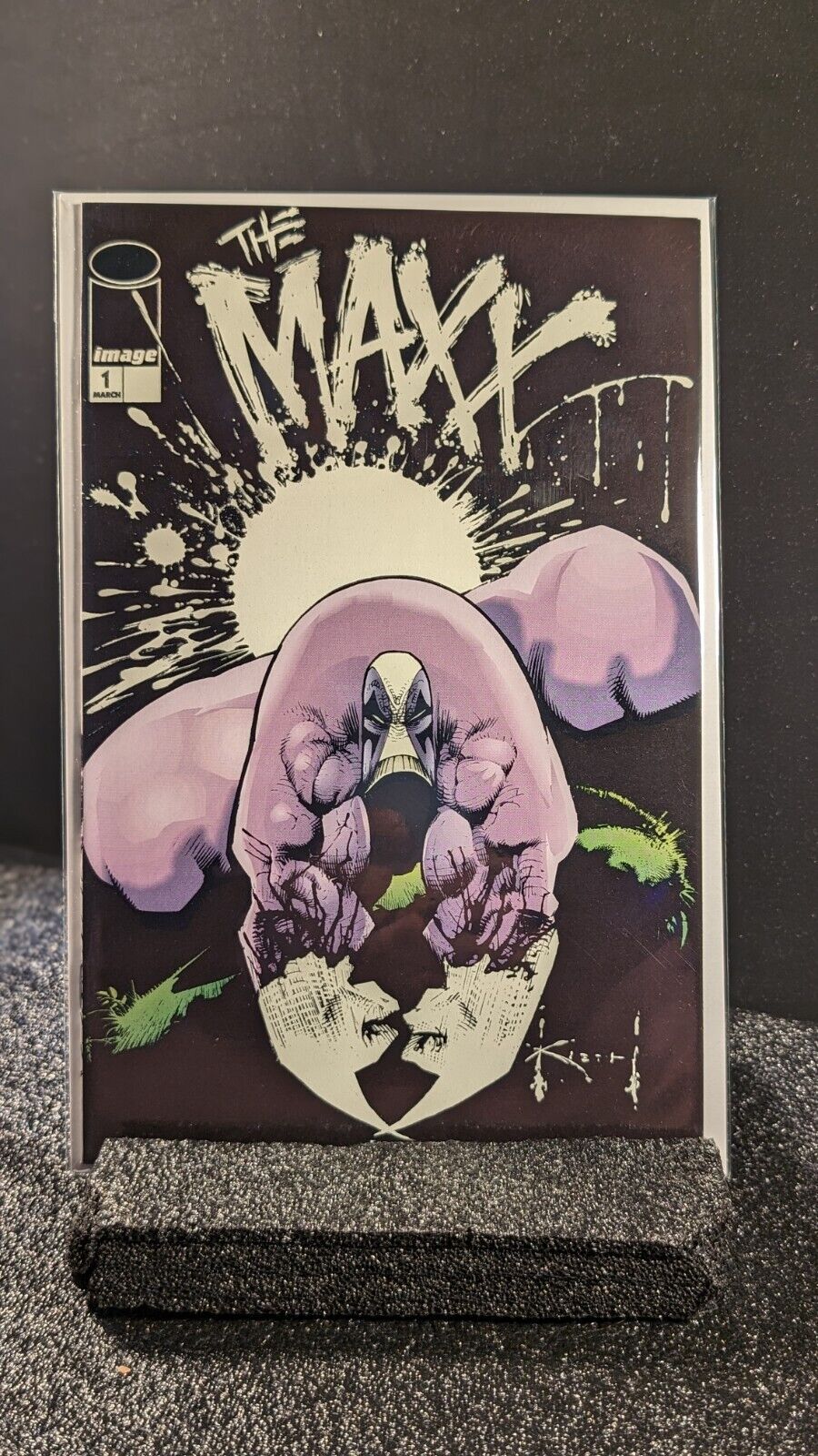 The Maxx Comic Book Set Cover A & Glow-in-the-Dark Variant & Ashcan #2