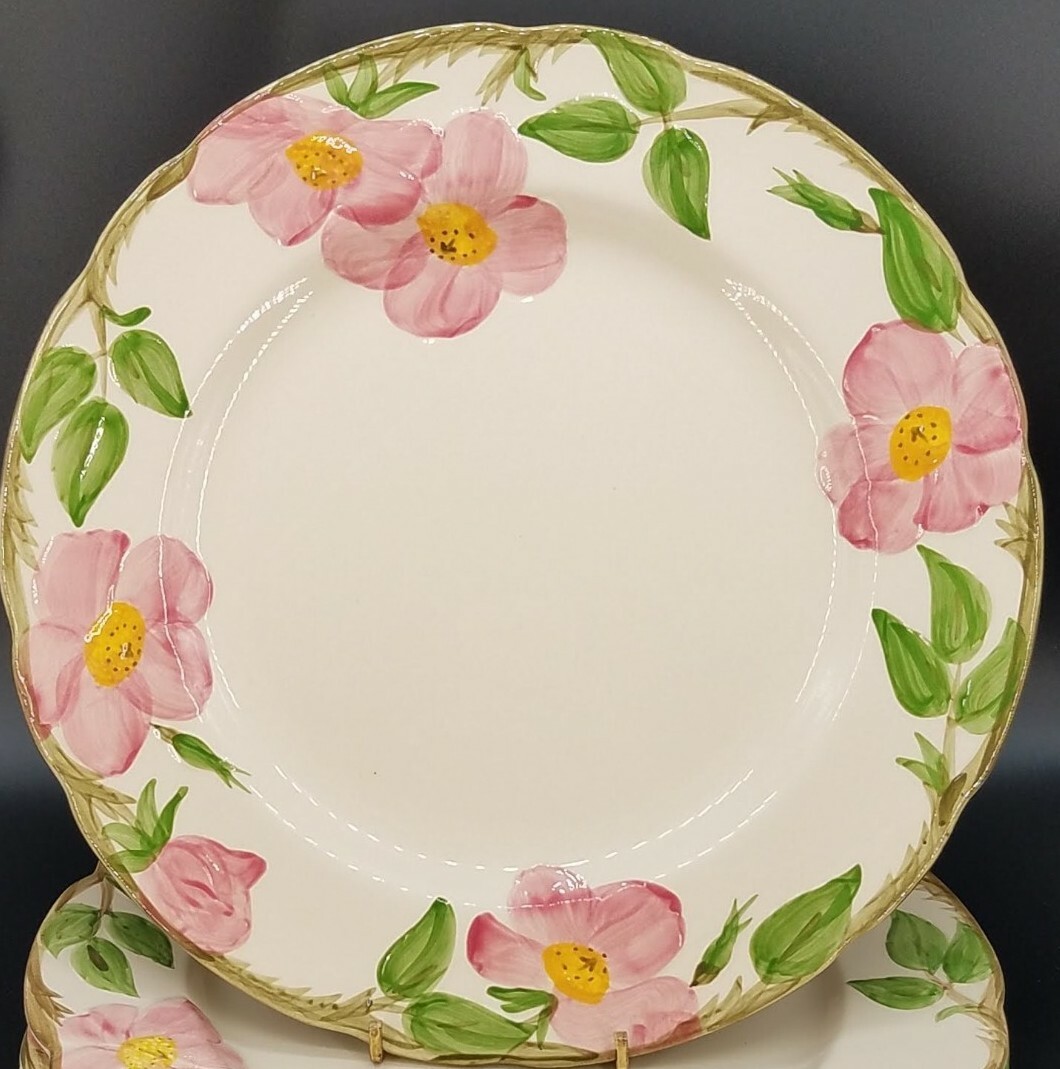 1995 Franciscan Johnson Bros PLATES Authentic Hand Decorated DESERT ROSE USA 1995 Franciscan Johnson Bros PLATES Authentic Hand Decorated DESERT ROSE USA
