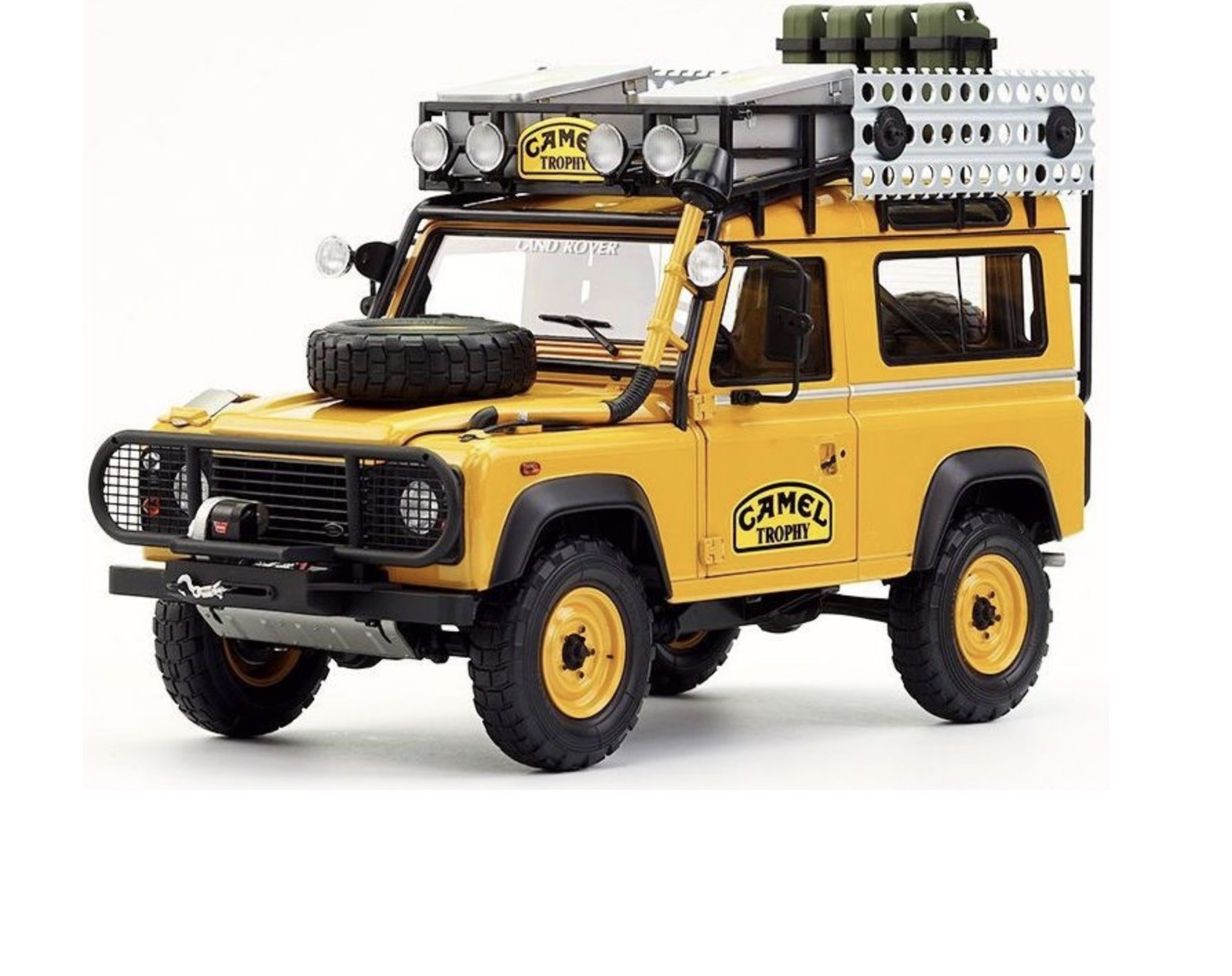 ALMOST REAL – 1:18 LAND ROVER 90 ‘CAMEL TROPHY’ BORNEO 1985 SKU: ALM 810213