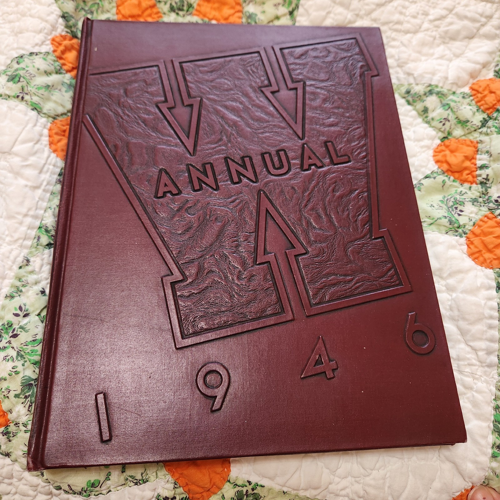 VTG High School Yearbook 40s Western Hills Cincinnati Ohio 1946 VTG High School Yearbook 40s Western Hills Cincinnati Ohio 1946