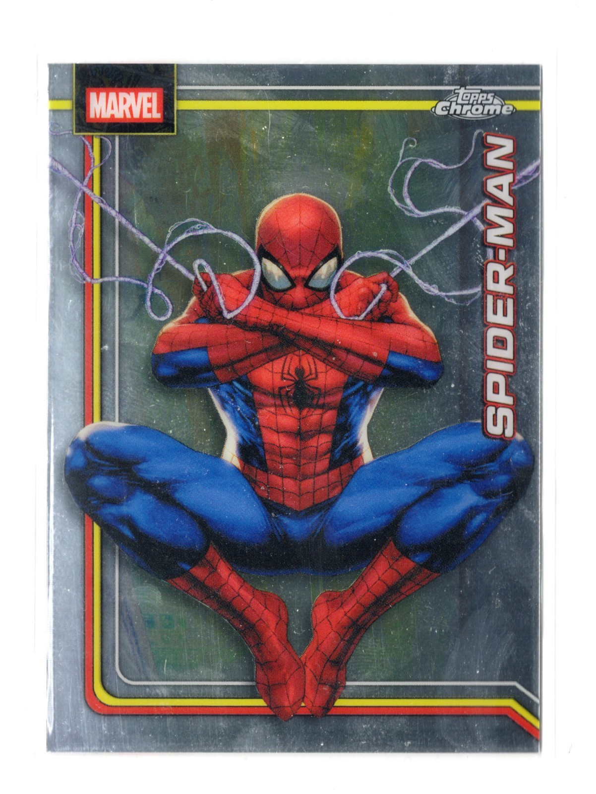 2026 Topps Marvel Chrome Base Card #163 Peter Parker Spider-Man