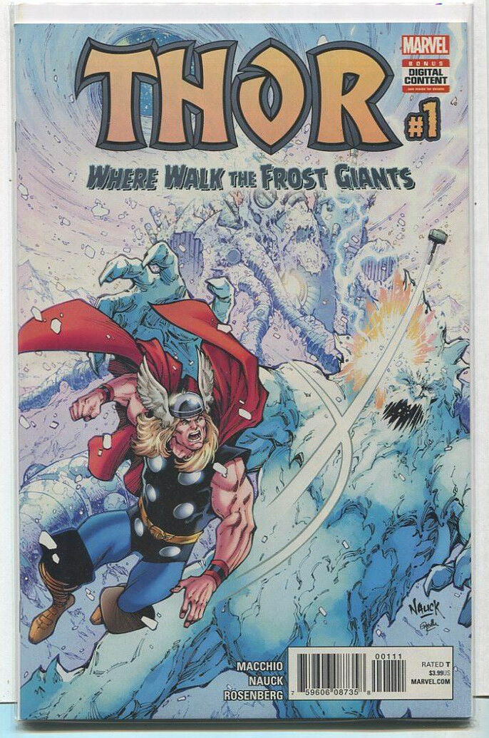 Thor #1 NM Where Walk The Frost Giants   Marvel Comics MD8