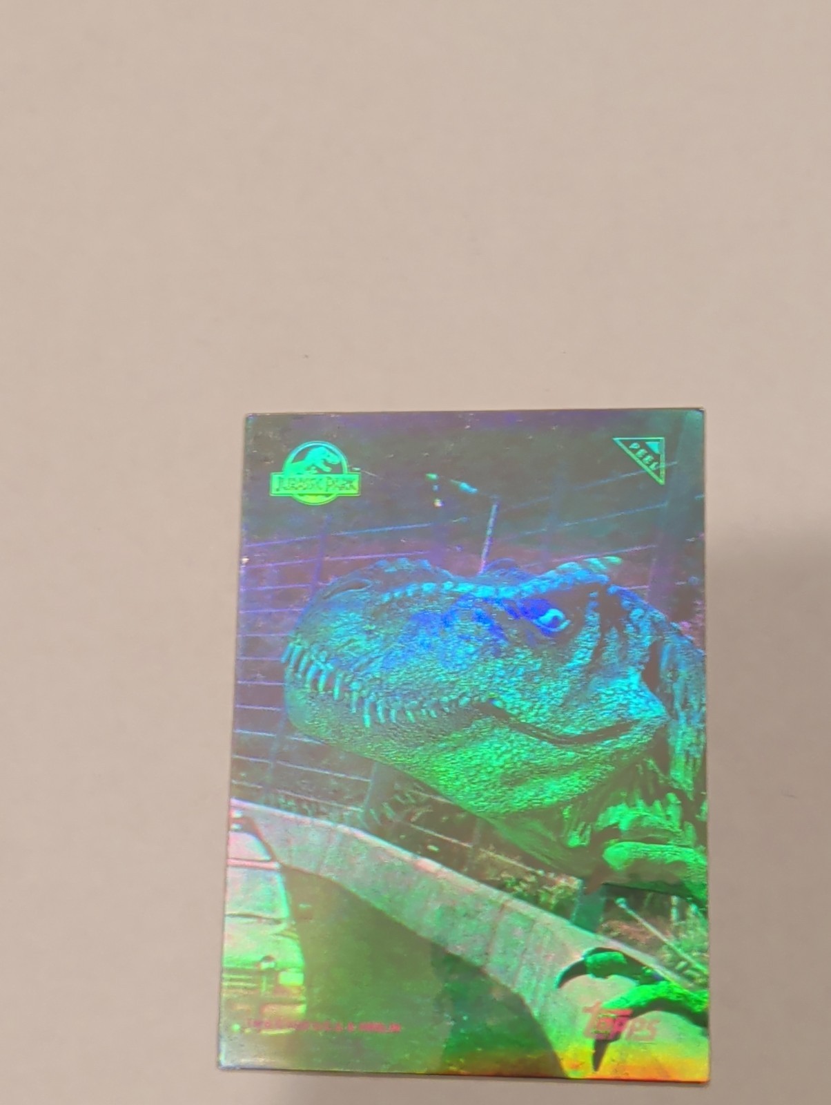 1993 Topps Jurassic Park Action Hologram #1 Of 4 C002593 Card 1993 Topps Jurassic Park Action Hologram #1 Of 4 C002593 Card