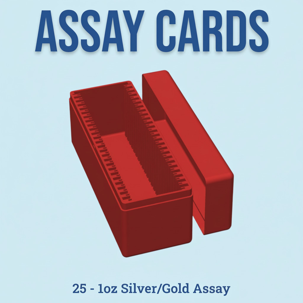 1oz Gold & Silver Bar Assay Card Box - 25 Slot - PAMP Valcambi Perth Mint 1oz Gold & Silver Bar Assay Card Box - 25 Slot - PAMP Valcambi Perth Mint
