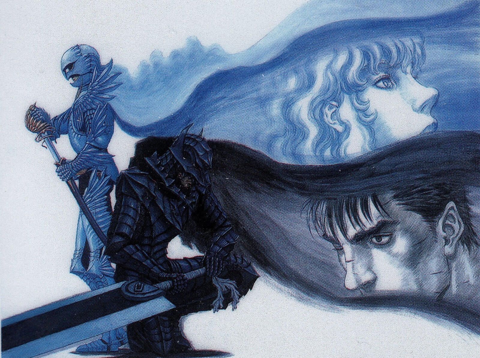 11x17 Berserk Illustration Poster Eclipse Guts & Griffith Kentaro Miura 1997