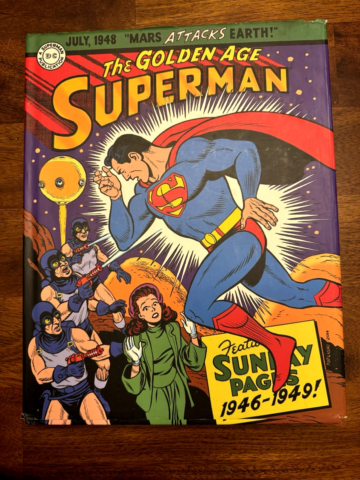 Superman Golden Age Sundays 1946-1949 HC IDW DC Newspaper Strips OOP-NICE