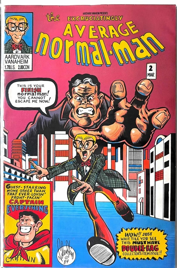 normalman #2-4, 6 Comic Book Lot 4 Issues Aardvark-Vanaheim 1984 normalman #2-4, 6 Comic Book Lot 4 Issues Aardvark-Vanaheim 1984