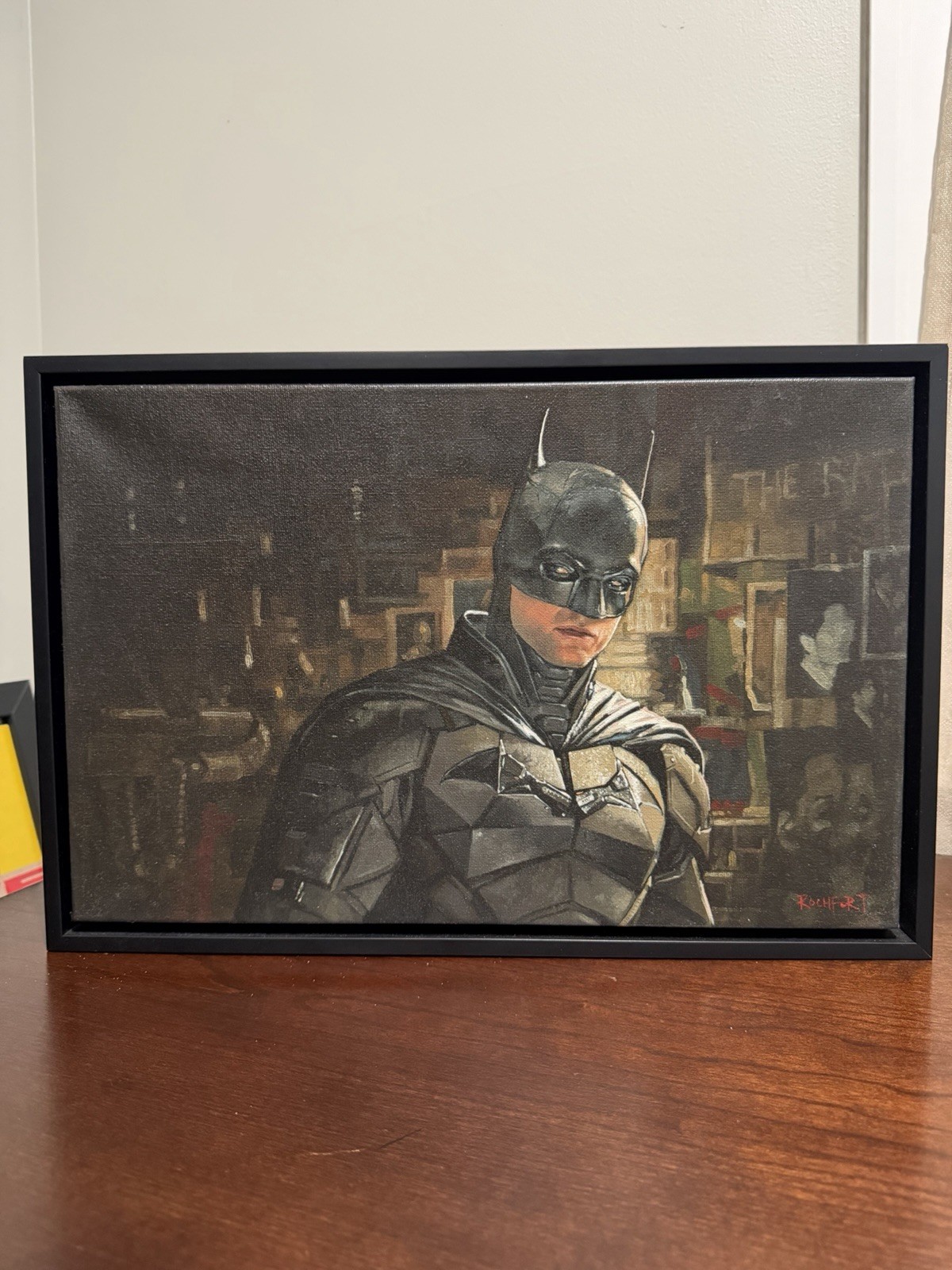 The Batman 2022 ORIGINAL Painting by Will Rochfort The Batman 2022 ORIGINAL Painting by Will Rochfort