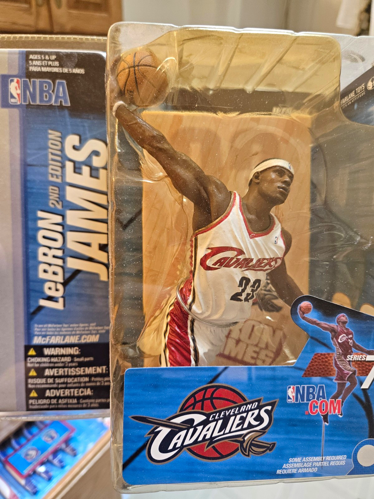 McFarlane Toys LeBron James Cleveland Cavaliers NBA 2nd Edition Figure Unopened McFarlane Toys LeBron James Cleveland Cavaliers NBA 2nd Edition Figure Unopened