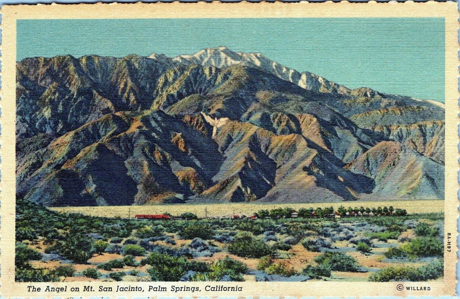 Mt. San Jacinto Palm Springs California Postcard 8A-H97 Unposted Mt. San Jacinto Palm Springs California Postcard 8A-H97 Unposted
