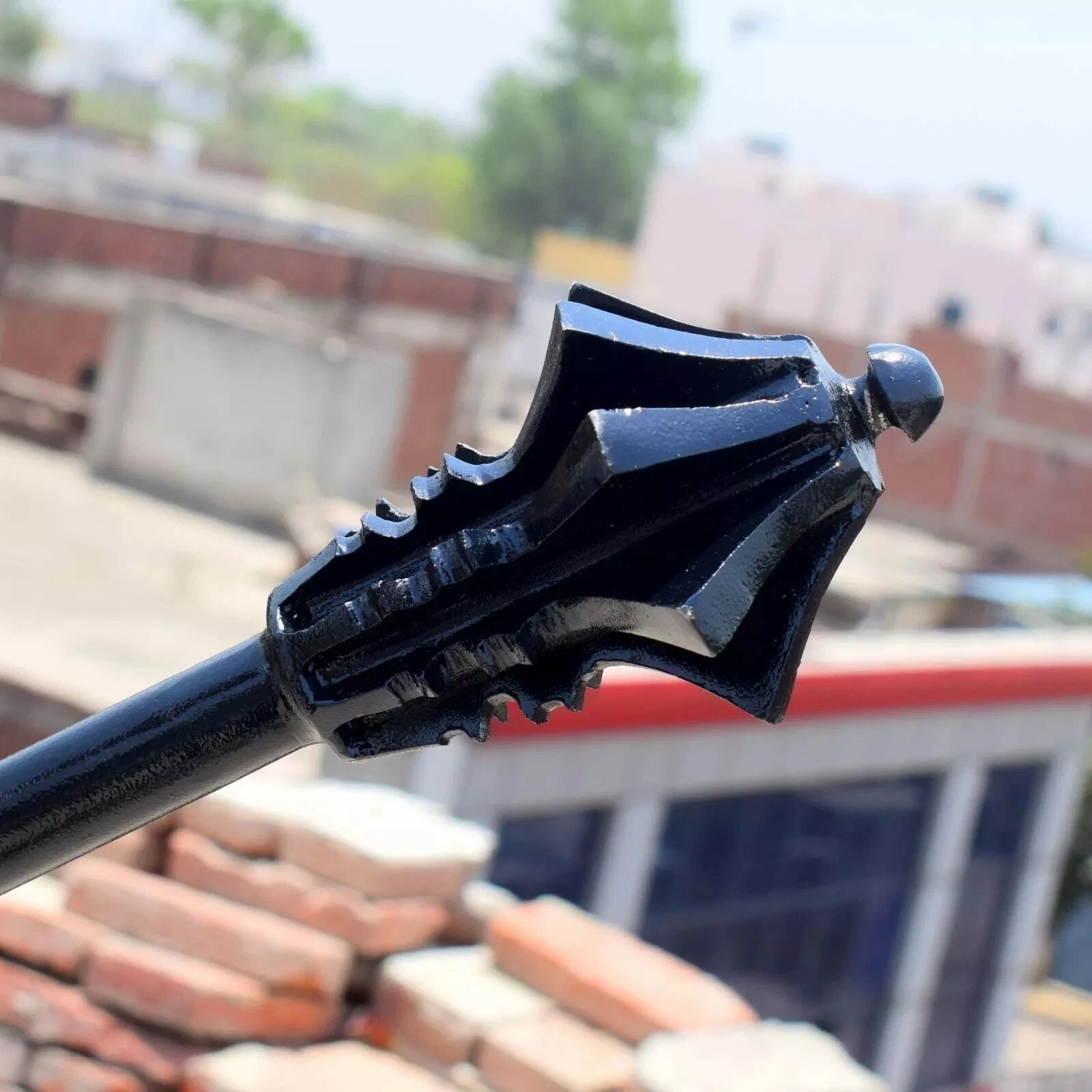 Medieval Flanged mace Battle Ready Hand Forged High Carbon Steel