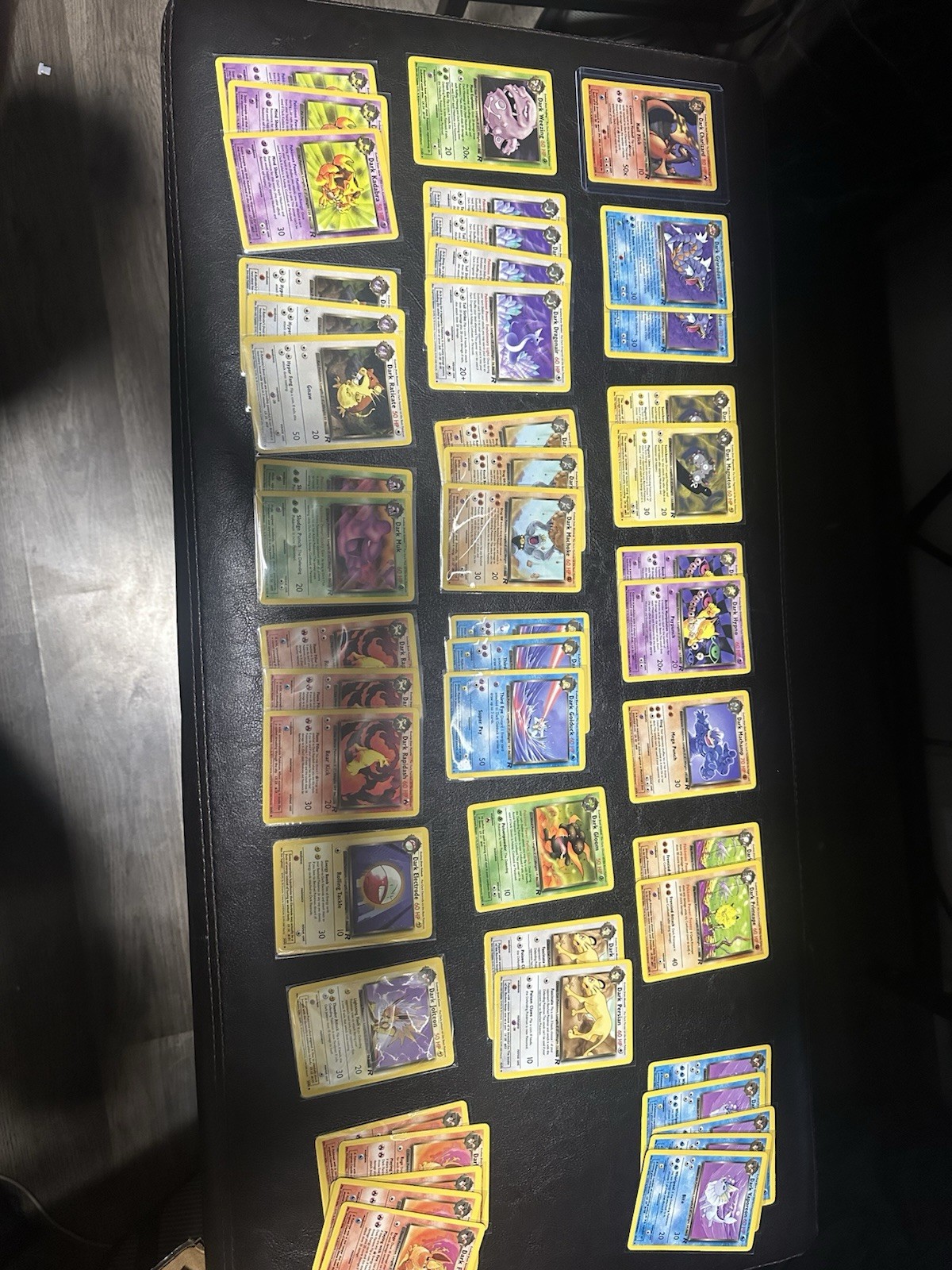 Pokemon Team Rocket Dark Pokemon Lot Of 47 Cards Pokemon Team Rocket Dark Pokemon Lot Of 47 Cards