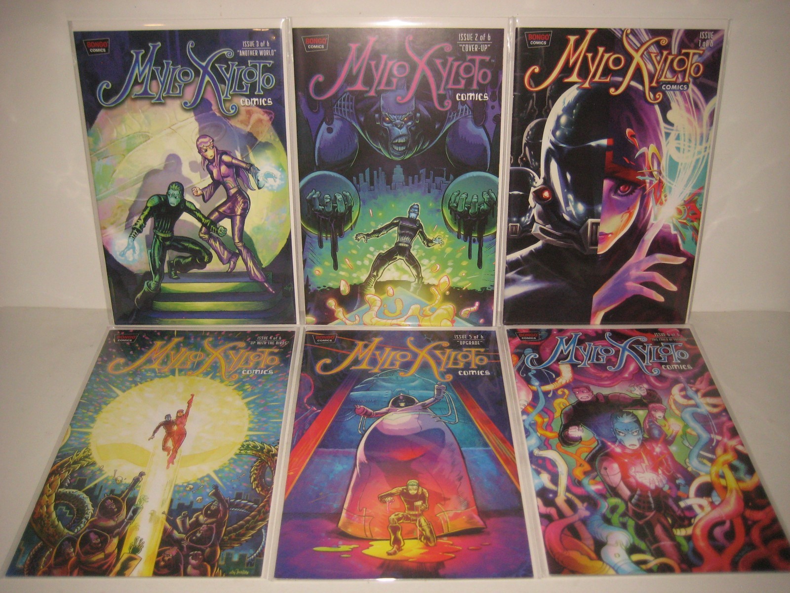 COMPLETE SERIES Mylo Xyloto #1-6 (Bongo Comics, 2013) Created by Coldplay COMPLETE SERIES Mylo Xyloto #1-6 (Bongo Comics, 2013) Created by Coldplay