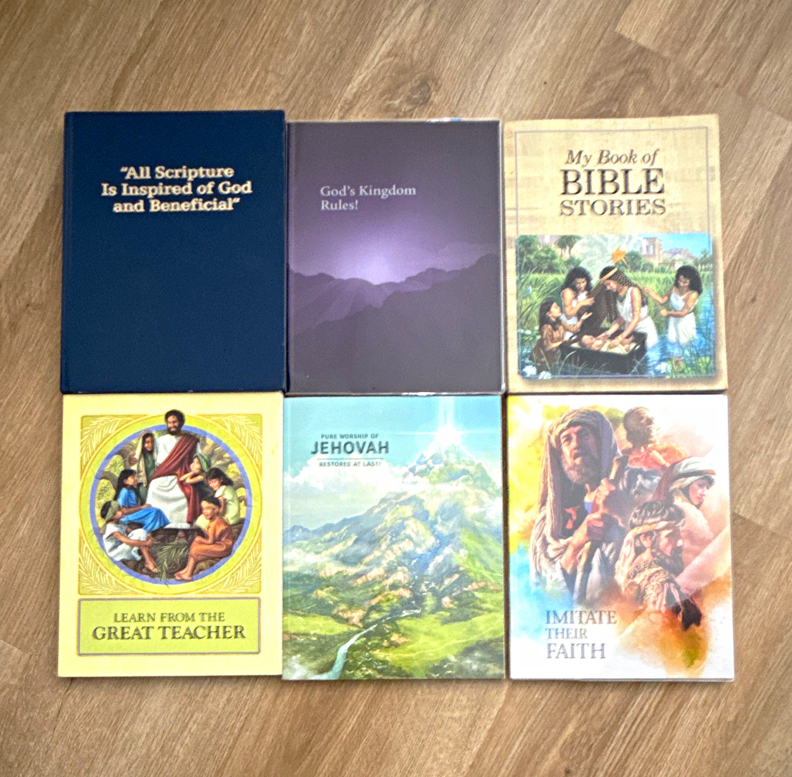 Lot of 6 Books Jehovahs witnesses Watchtower my book of bible stories