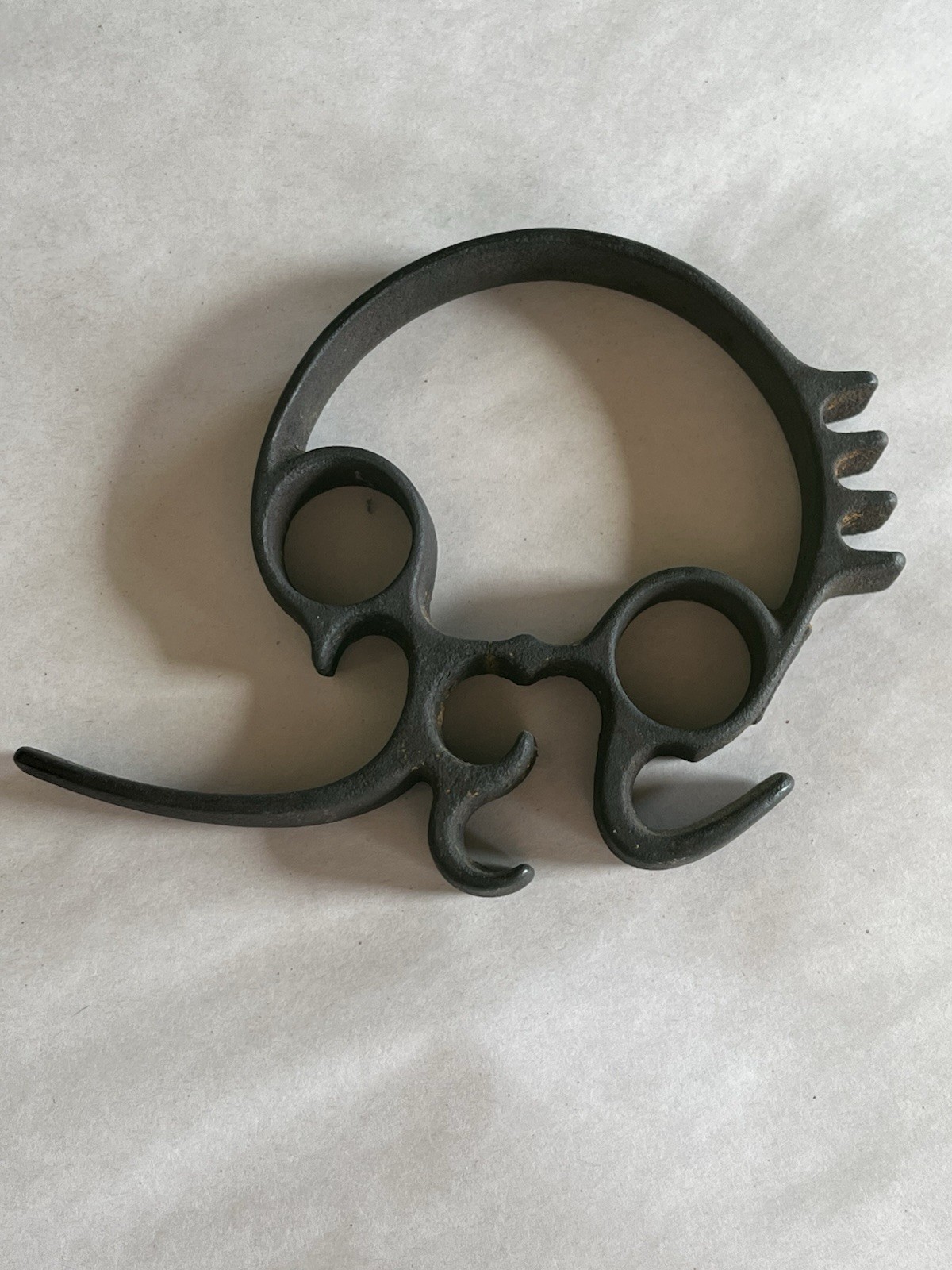 RARE 1800s Antique W.H Thayer Cast Iron 7 Way Function Kitchen Multi Tool RARE 1800s Antique W.H Thayer Cast Iron 7 Way Function Kitchen Multi Tool