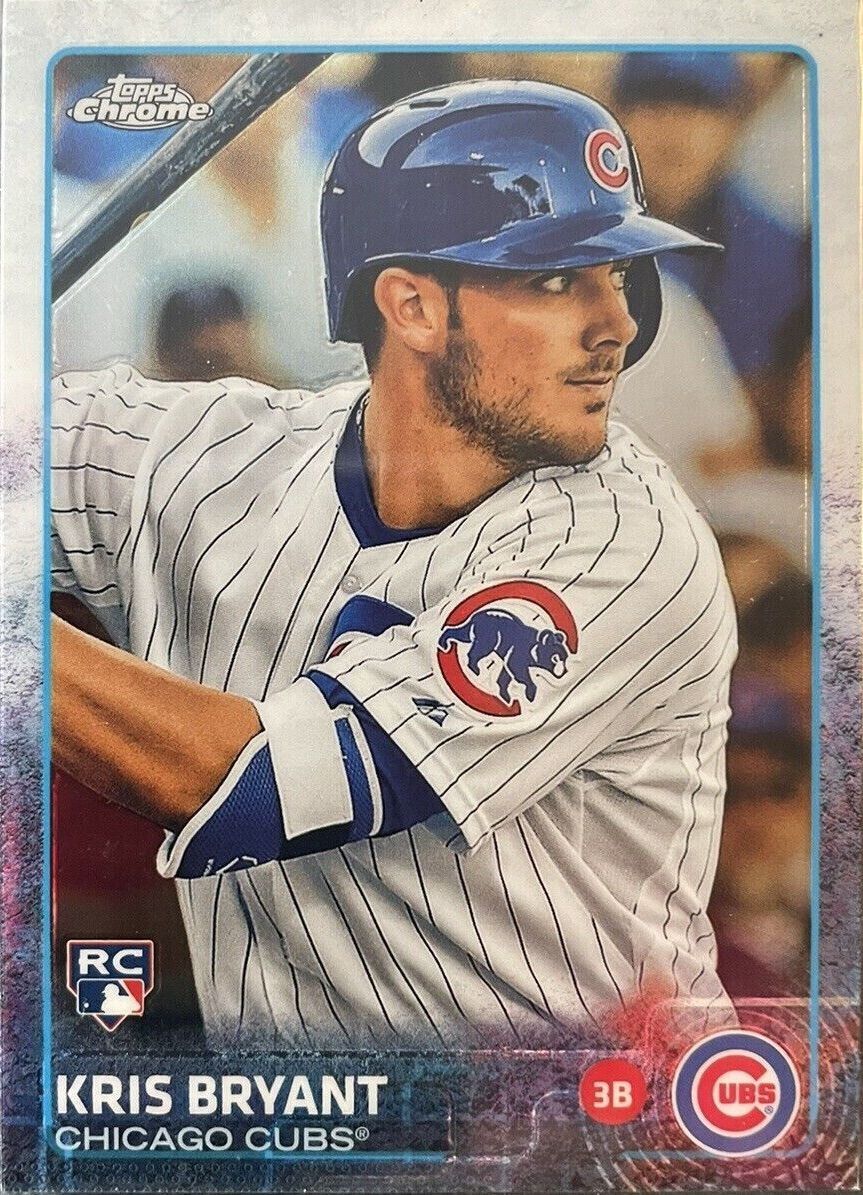 2015 Topps Chrome #112 Kris Bryant - Rookie Card - Chicago Cubs