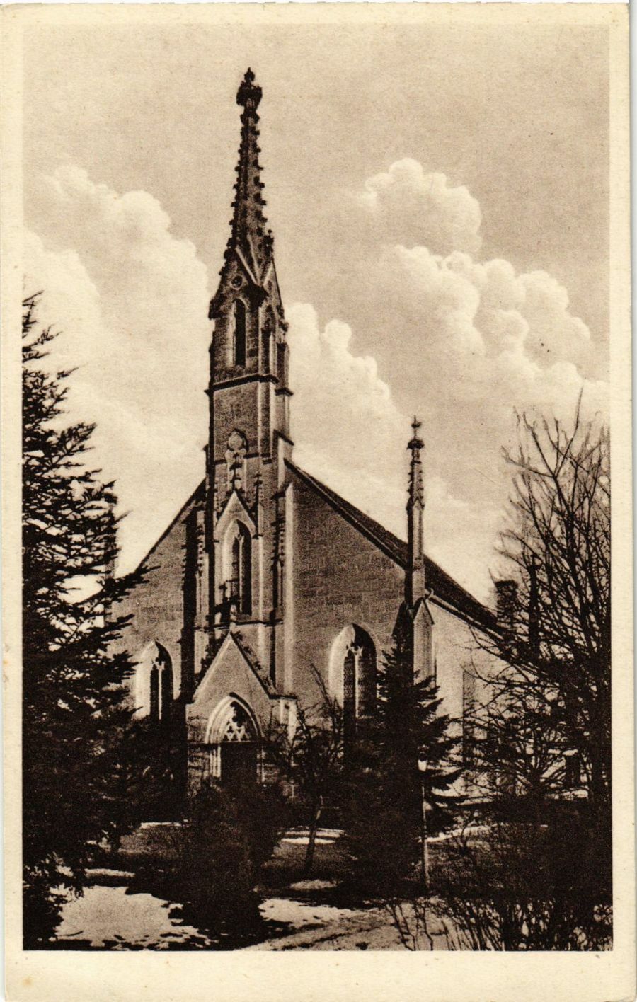 Old postcard Neuendettelsau - institutional church GERMANY (962958) Old postcard Neuendettelsau - institutional church GERMANY (962958)