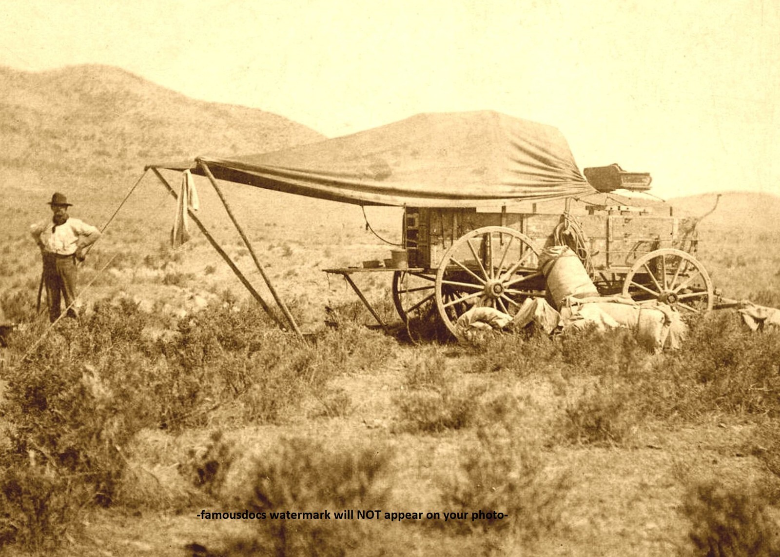 Wild West Cowboy Chuck Wagon PHOTO Old West Chuckwagon Camp 1880s Great Plains Wild West Cowboy Chuck Wagon PHOTO Old West Chuckwagon Camp 1880s Great Plains