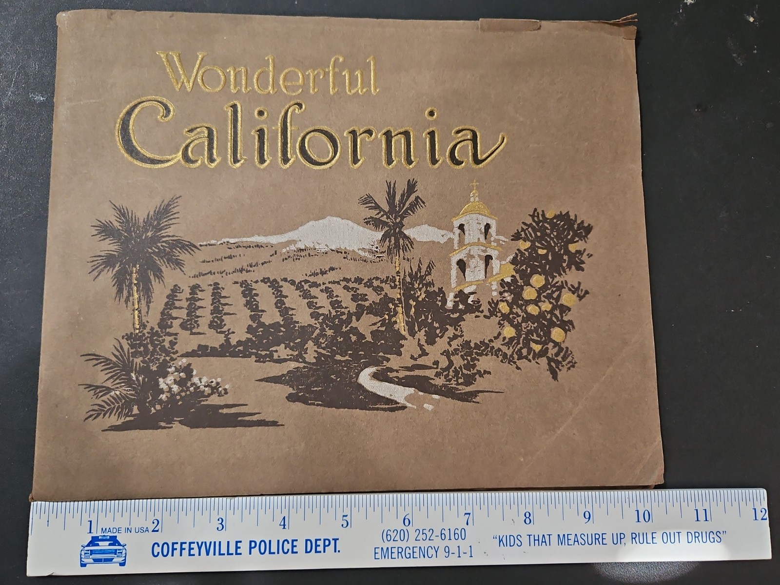 Antique 1915 Wounderful California Souvenir Book Antique 1915 Wounderful California Souvenir Book