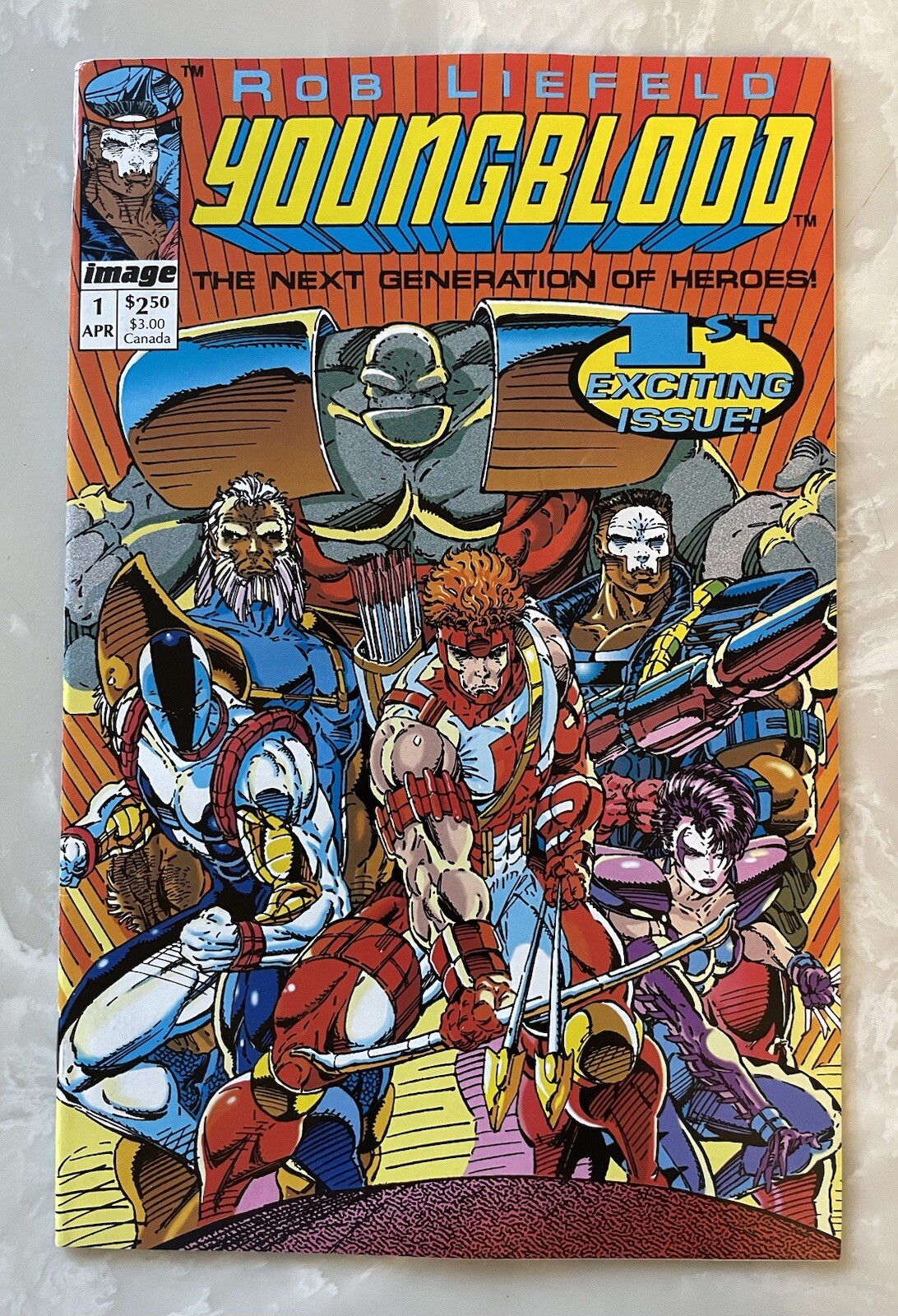 Youngblood #1 (1992) Key 1st Image Comic Rob Liefeld VF/NM First Printing