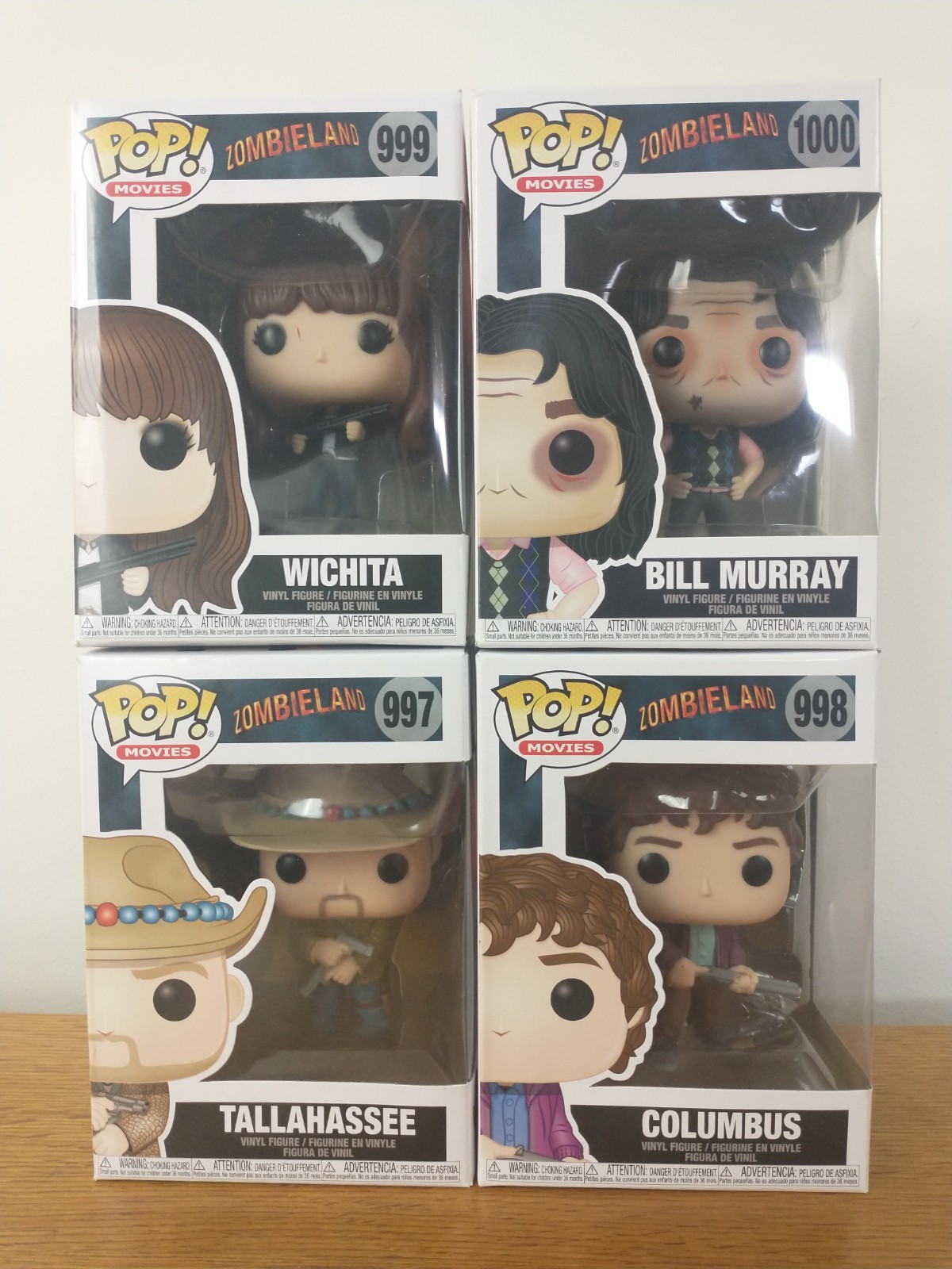 Unopened Vaulted 2020 Funko Pop Zombieland 997-1000 Set Of 4- Read Minor Issues Unopened Vaulted 2020 Funko Pop Zombieland 997-1000 Set Of 4- Read Minor Issues