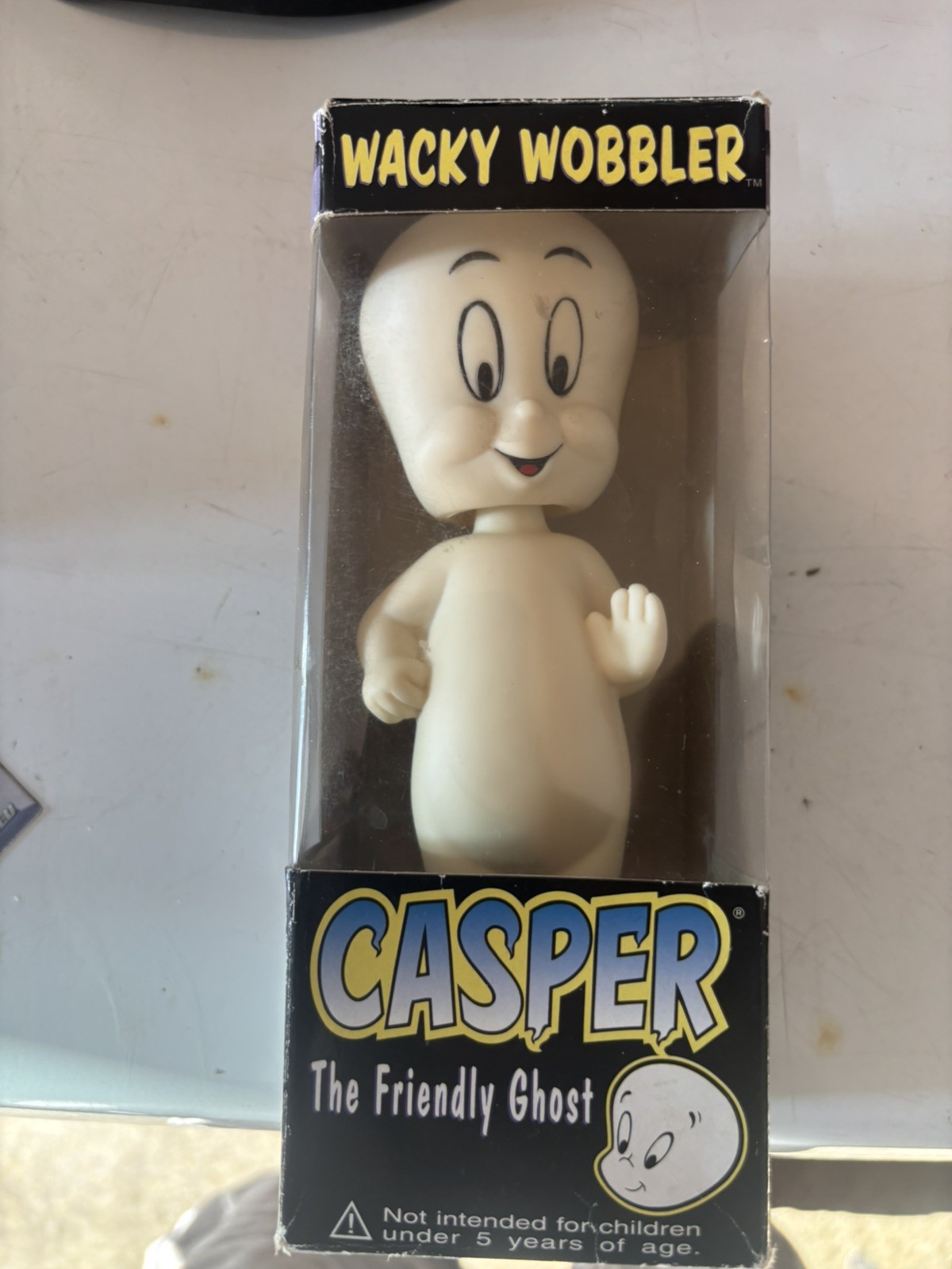 Casper the Friendly Ghost Vintage Funko Wacky Wobbler 2002 Original Casper the Friendly Ghost Vintage Funko Wacky Wobbler 2002 Original