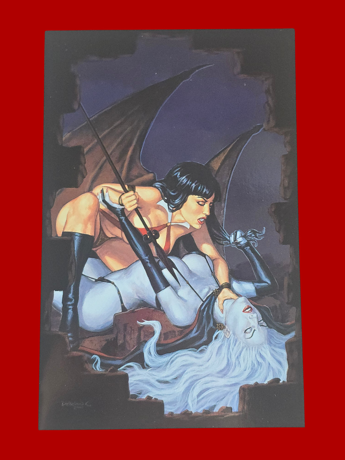 Vampirella/Lady Death The End 1 Chrome Virgin Cover