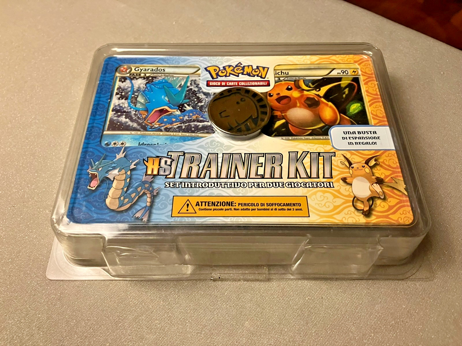 Pokemon HS Trainer Sealed Kit Gyarados & Raichu ITA 2010 Gedis Vintage Pokemon HS Trainer Sealed Kit Gyarados & Raichu ITA 2010 Gedis Vintage